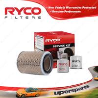 Ryco Oil Air Fuel Filter Service Kit for Holden Shuttle WFR51 03/1982-1986