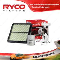 Ryco Oil Air Fuel Filter Service Kit for Honda Civic FD LDA2 02/2006-12/2011