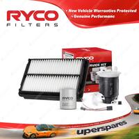 Ryco Oil Air Fuel Filter Service Kit for Honda Odyssey RA 03/2000-05/2004