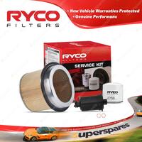 Ryco Oil Air Fuel Filter Service Kit for Hyundai Lantra KF 05/1991-10/1992