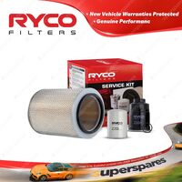 Ryco Oil Air Fuel Filter Service Kit for Isuzu Nkr200 NKR77 01/2003-01/2008