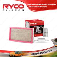 Ryco Oil Air Fuel Filter Service Kit for Jaguar S Type 3 05/1999-05/2008