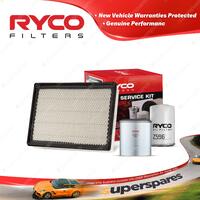 Ryco Oil Air Fuel Filter Service Kit for Jeep Cherokee KJ 09/2001-10/2003