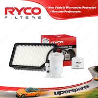 Premium Quality Ryco Oil Air Fuel Filter Service Kit for Kia Soul PS 02/2014-On