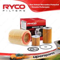 Ryco Oil Air Fuel Filter Service Kit for Landrover 110 110 11/1984-1989