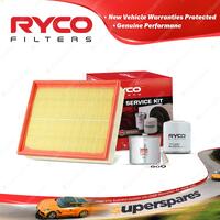 Ryco Oil Air Fuel Filter Service Kit for Landrover Freelander L314 11/2000-2006