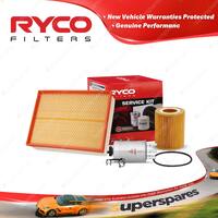 Ryco Oil Air Fuel Filter Service Kit for Landrover Range Rover L322 10/2009-2013