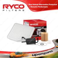 Ryco Oil Air Fuel Filter Service Kit for Lexus Gs300 GRS190R 03/2005-04/2012