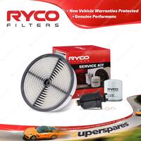 Ryco Oil Air Fuel Filter Service Kit for Lexus Ls400 UCF20R 11/1994-11/2000