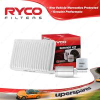 Ryco Oil Air Fuel Filter Service Kit for Mazda Mazda 2 DY 12/2002-2007