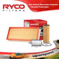 Ryco Oil Air Fuel Filter Service Kit for Mercedes Benz 300Se W140 03/1992-1993