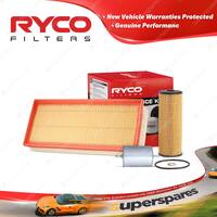 Ryco Oil Air Fuel Filter Service Kit for Mercedes Benz Sl280 R129 1994-04/1999