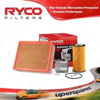 Ryco Oil Air Fuel Filter Service Kit for Mercedes Benz Vito 108 W638 D 1998-1999