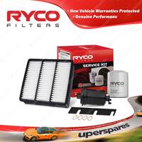 Ryco Oil Air Fuel Filter Service Kit for Mitsubishi Lancer Wagon CC 1992-1996