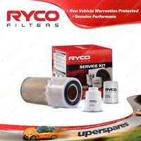 Ryco Oil Air Fuel Filter Service Kit for Nissan Urvan E24 TD27 02/1987-1993