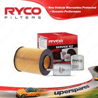 Ryco Oil Air Fuel Filter Service Kit for Peugeot 206 XR XT 09/1999-2007