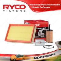 Ryco Oil Air Fuel Filter Service Kit for Peugeot 307 T5 TU5JP4 11/2001-2005