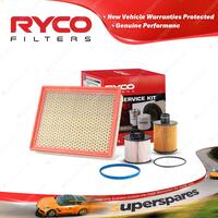 Ryco Oil Air Fuel Filter Service Kit for Saab 9-3 1.9 TTiD 05/2008-12/2010