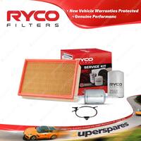 Ryco Oil Air Fuel Filter Service Kit for Seat Ibiza Cupra Sport 09/1998-1999