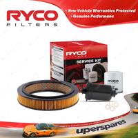 Ryco Oil Air Fuel Filter Service Kit for Suzuki Vitara SV420 SWB 04/1998-04/2000