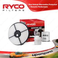 Ryco Oil Air Fuel Filter Service Kit for Toyota Corolla AE95R 09/1990-1994