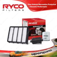 Ryco Oil Air Fuel Filter Service Kit for Toyota Soarer JZZ30 05/1991-12/2000