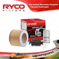 Ryco Oil Air Fuel Filter Service Kit for Toyota Supra MA61 10/1983-1986