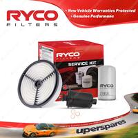 Ryco Oil Air Fuel Filter Service Kit for Toyota Supra MA70 03/1986-1990