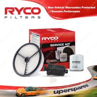 Ryco Oil Air Fuel Filter Service Kit for Toyota Supra MA71 10/1988-04/1993