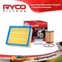 Ryco Oil Air Fuel Filter Service Kit for Volkswagen Passat 3B 11/2002-2006