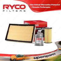 Ryco Oil Air Fuel Filter Service Kit for Volvo S60 S60 09/2001-06/2003