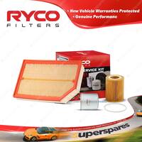 Ryco Oil Air Fuel Filter Service Kit for Volvo Xc90 XC90 01/2014-On