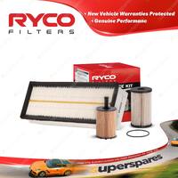 Ryco Oil Air Fuel Filter Service Kit for Volkswagen Eos 1F Tiguan 5N Passat 3C