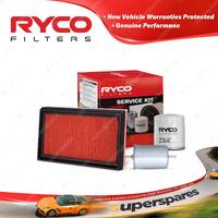 Ryco Oil Air Fuel Filter Service Kit for Nissan Pulsar N13 MPFi 4cyl 1.8L Petrol