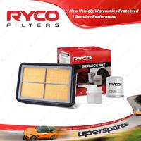 Ryco Oil Air Fuel Filter Service Kit for Toyota Camry SV22 II 4cyl 2L Petrol