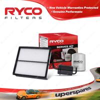 Ryco Oil Air Fuel Filter Service Kit for Ford Courier PC Raider UV 4cyl 2.6L