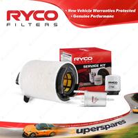 Ryco Oil Air Fuel Filter Service Kit for Volkswagen Caddy Golf Mk VI Audi A3 8P