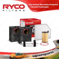 Ryco Oil Air Fuel Cabin Filter Service Kit for Porsche Macan 95B 3.0L Diesel