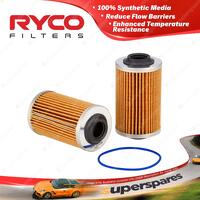 Ryco Oil Filter for Alfa Romeo 159 939 BRERA 939 Spider JTS Petrol