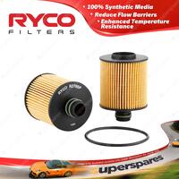 Ryco Oil Filter for JEEP Cherokee KL 4 2 Turbo Diesel Multi Jet 2 08/2014-On