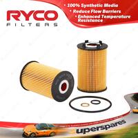 Ryco Oil Filter for Ssangyong Korando CK 2.0 4WD G20 1998cc 02/2012-12/2016