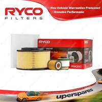 Ryco 4WD Air Oil Fuel Cabin Filter Service Kit for Mazda BT-50 UPOY Turbo Diesel