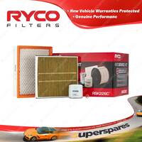 Ryco 4WD Filter Service Kit for Nissan Navara NP300 D23 Series QR25DE 05/2015-on