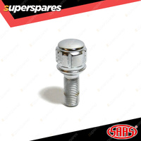 SAAS Lock Bolts Ball Seat Chrome Finish - Wheel Lock Nut Sets 12mm x 1.5 x 1.1