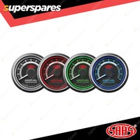 SAAS Air Fuel Ratio Gauge Electronic 52mm Narrow Band Black Muscle Series I