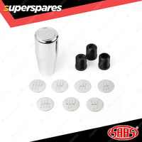 SAAS Billet Car Gear Stick Shift Knob - Aluminium Finish Customisable