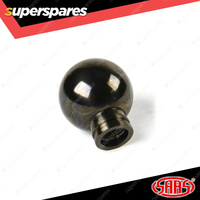 SAAS Billet Car Gear Stick Shift Knob - Black Chrome Ball Weighted