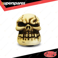 SAAS Skull Head Manual Car Gear Stick Shift Knob - Cream Large Universal