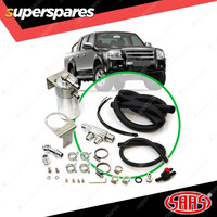 SAAS Oil Catch Tank Full Kit for Ford Ranger PJ PK 3.0 06-11 Polished Aluminium