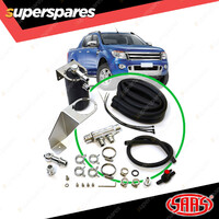 SAAS Oil Catch Tank Full Kit for Ford Ranger PX 2.2L 3.2L 11-15 Black Anodised